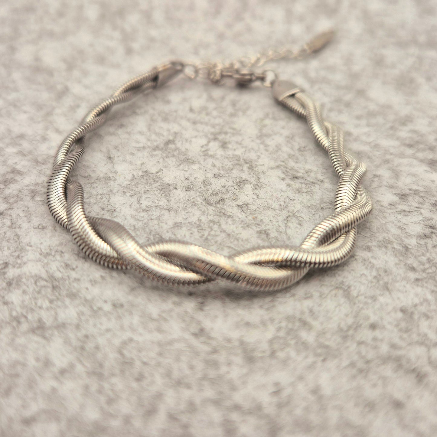 Armband Twisted aus Edelstahl