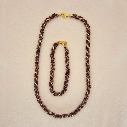 Spiral Set Lila/Gold