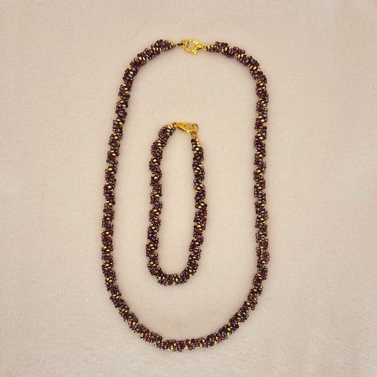 Spiral Set Lila/Gold