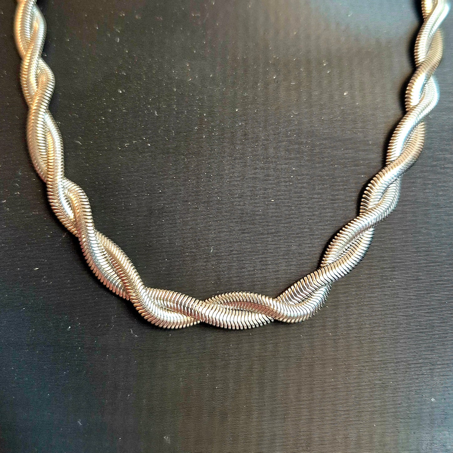 Halskette Twisted aus Edelstahl