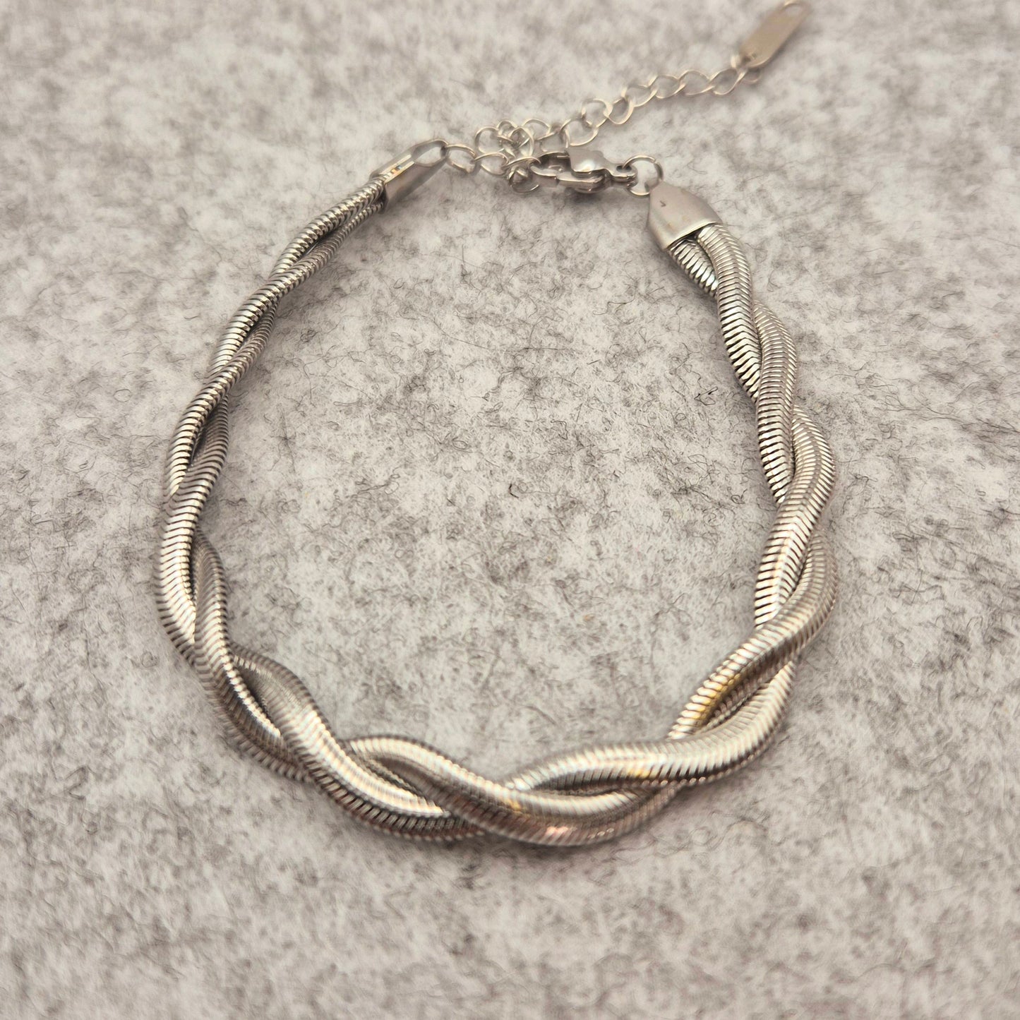 Armband Twisted aus Edelstahl